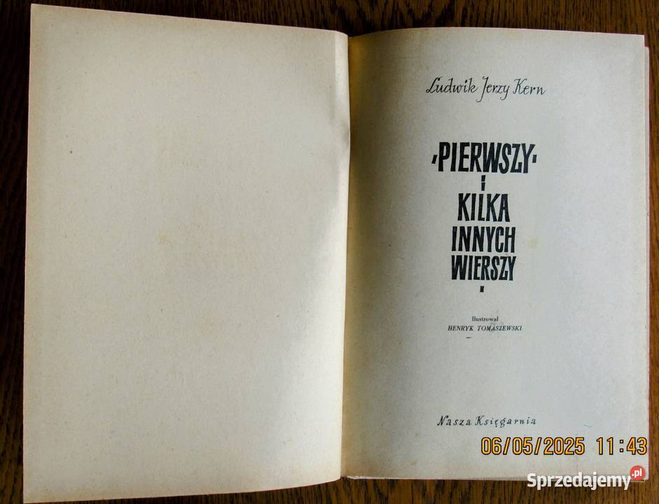 Wierszyki LJKerna ilustrowane HTomaszewskiego Bychawka Trzecia sprzedam