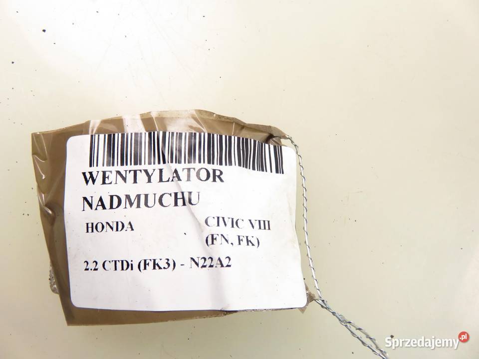 DMUCHAWA HONDA CIVIC VIII FN FK 0125656