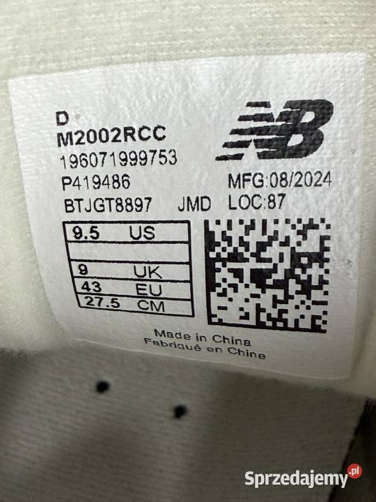 ButySneakersy Balance M2002RCC wielkopolskie Poznań sprzedam