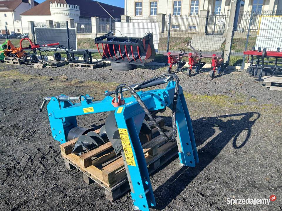 Świder ziemny z posuwem hydraulicznym Proszówka