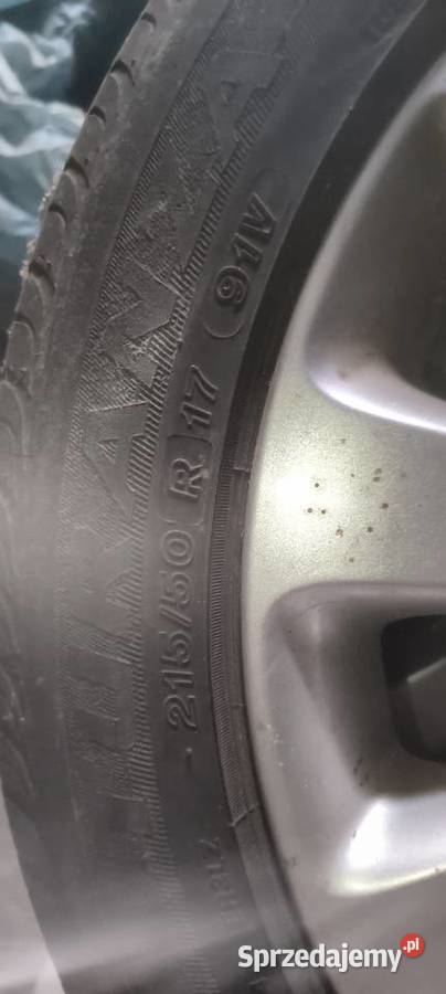Felgi Aluminiowe 17 OPEL opony letnie Rudawa sprzedam