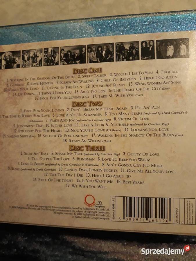 z klasyki hard rocka WHITESNAKE Live Tour in CD podkarpackie Rzeszów