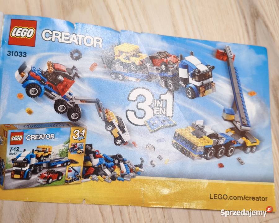 Lego creator zestaw 31033 Transporter pojazdów Rzeszów