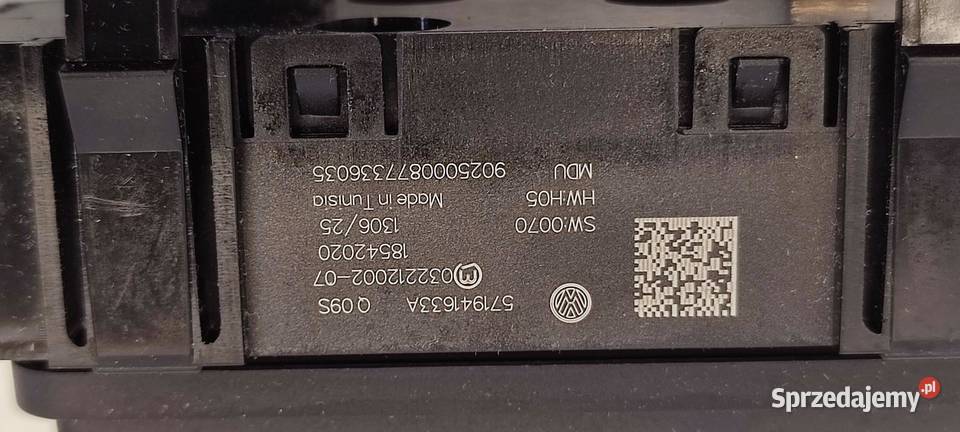 SKODA SUPERB 4 PRZEŁĄCZNIK ŚWIATEŁ 571941633A