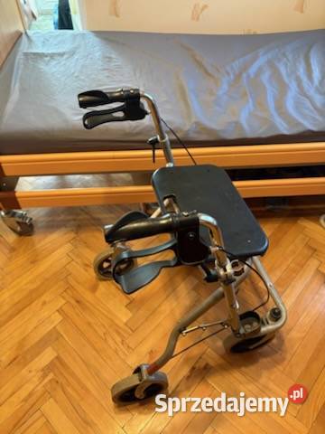 Łóżko rehabilitacyjne z materacem plus chodzik z Dzierżoniów