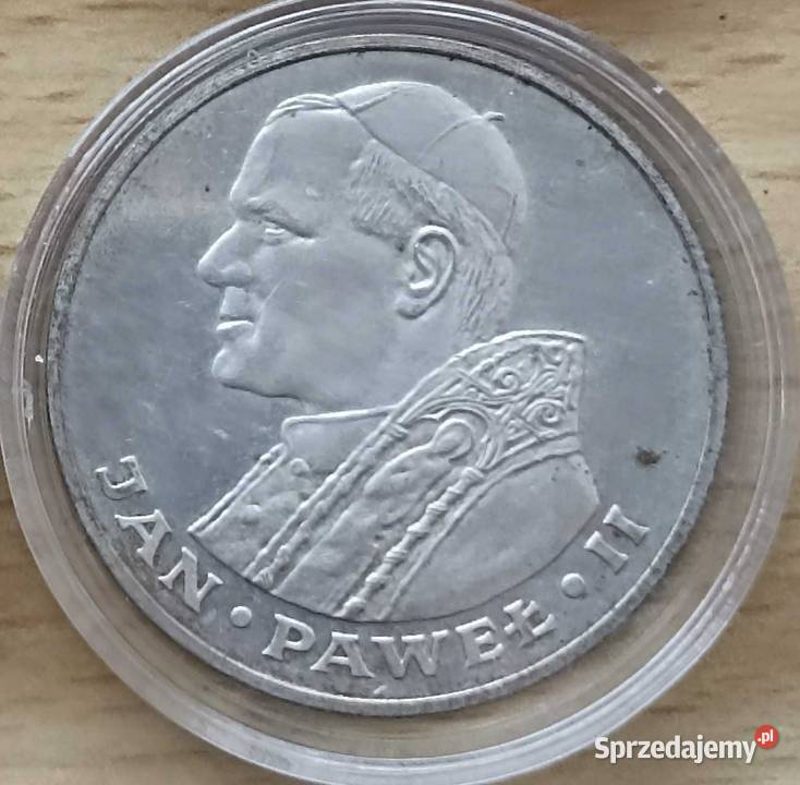 Moneta srebrna Jan Paweł ll warmińsko-mazurskie Olsztynek