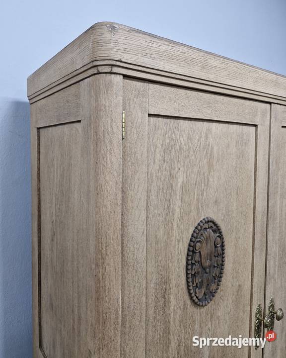 Dębowa Szafa Secesyjna AntykiMarki Marki