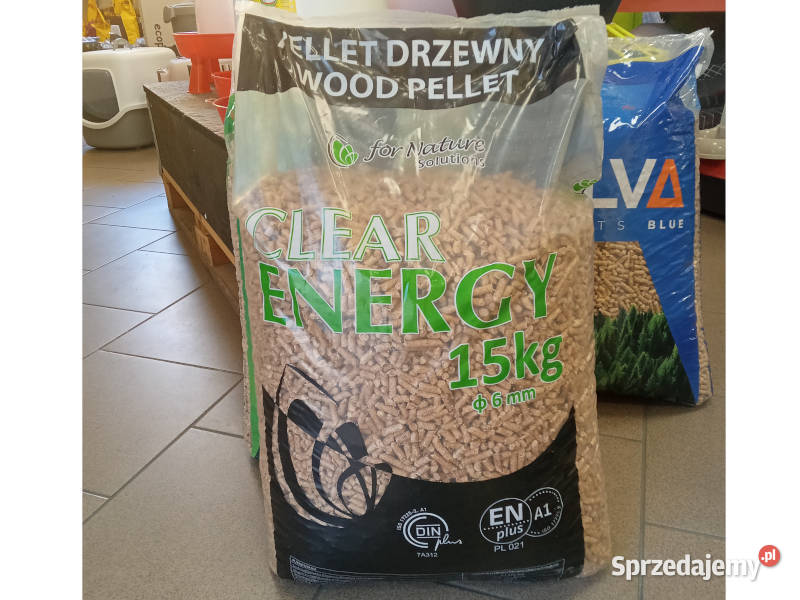 Pellet drzewny sosnowy Clear Energy worek 15 Mogilno