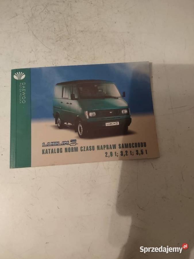 DAEWOO LUBLIN KATALOG NORM CZASU NAPRAW