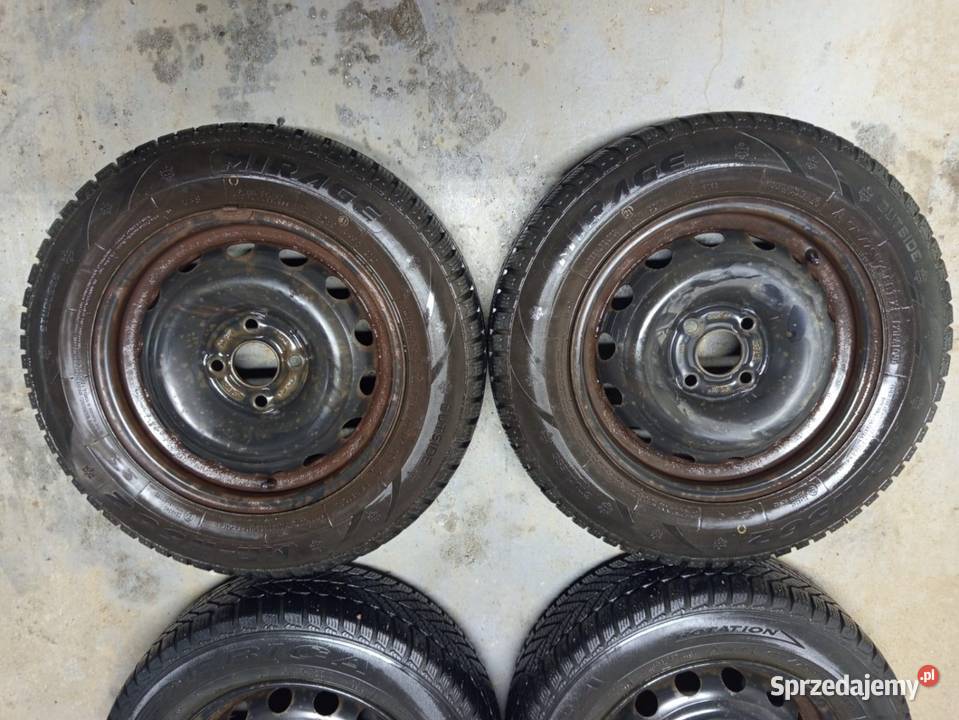 Koła 4x100 Ładne opony zimowe