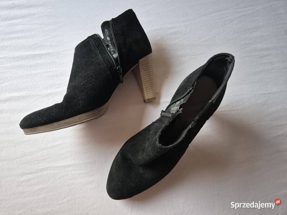 Botki damskie na obcasie rozmiar 37 Półbuty Brzesko