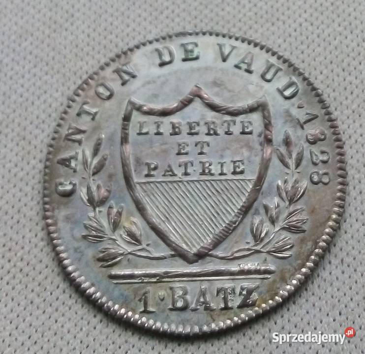 SZWAJCARIA 1 BATZ 1828 r SREBRO Numizmatyka Legionowo