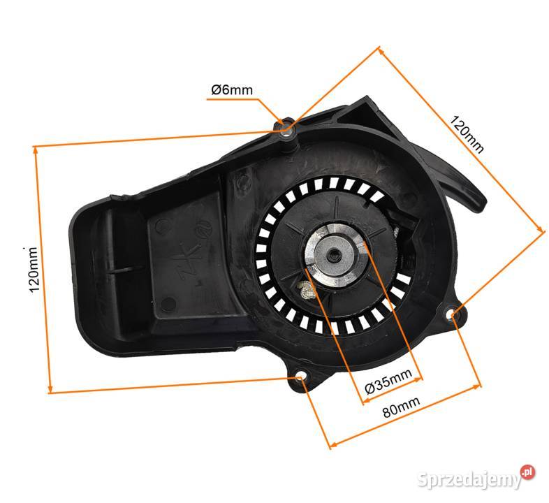 SZARPAKPOCKET BIKE pokrywa silnika plastikowa