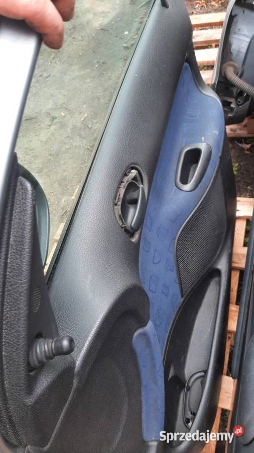 drzwi prawe Peugeot 206 5d lak EZAC kompletne osobowe Drzwi