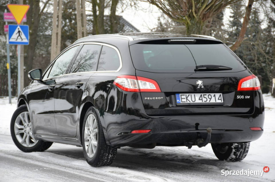 Peugeot 508 SW Czarny 16eHDI 114 Serwis Panorama nawigacja Kutno