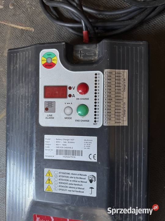 prostownik ładowarka baterii trakcyjnych fenwick Pozostałe Strzydzew sprzedam