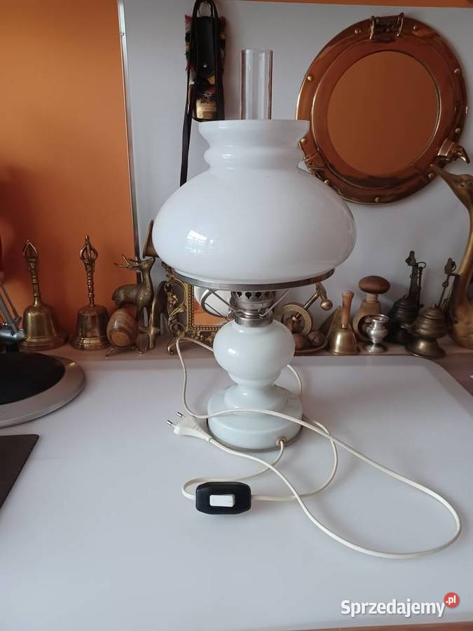 Piękna lampa stołowa z czasów PRL Poznań