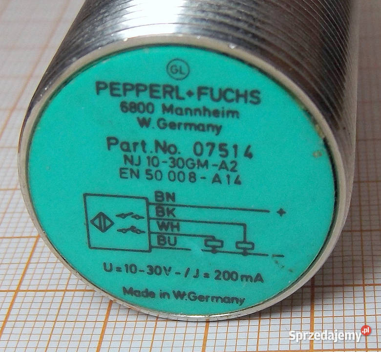 PEPPERL FUCHS INDUKCYJNY CZUJNIK ZBLIŻENIOWY Wrocław