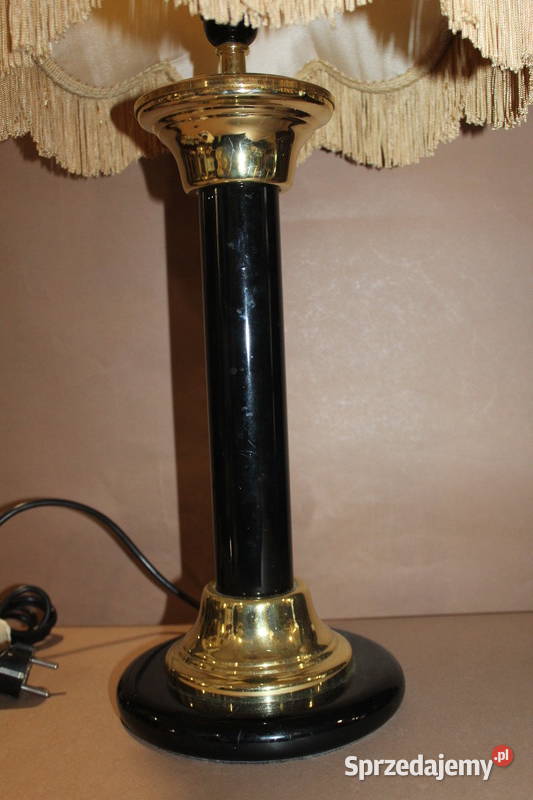 Czarna lampa stołowa 78 zachodniopomorskie sprzedam