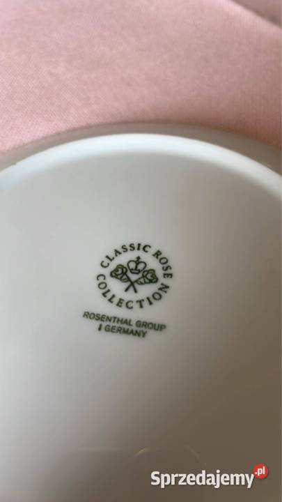 Talerzyk Rosenthal Sanssouci Classic Rose pomorskie Gdańsk