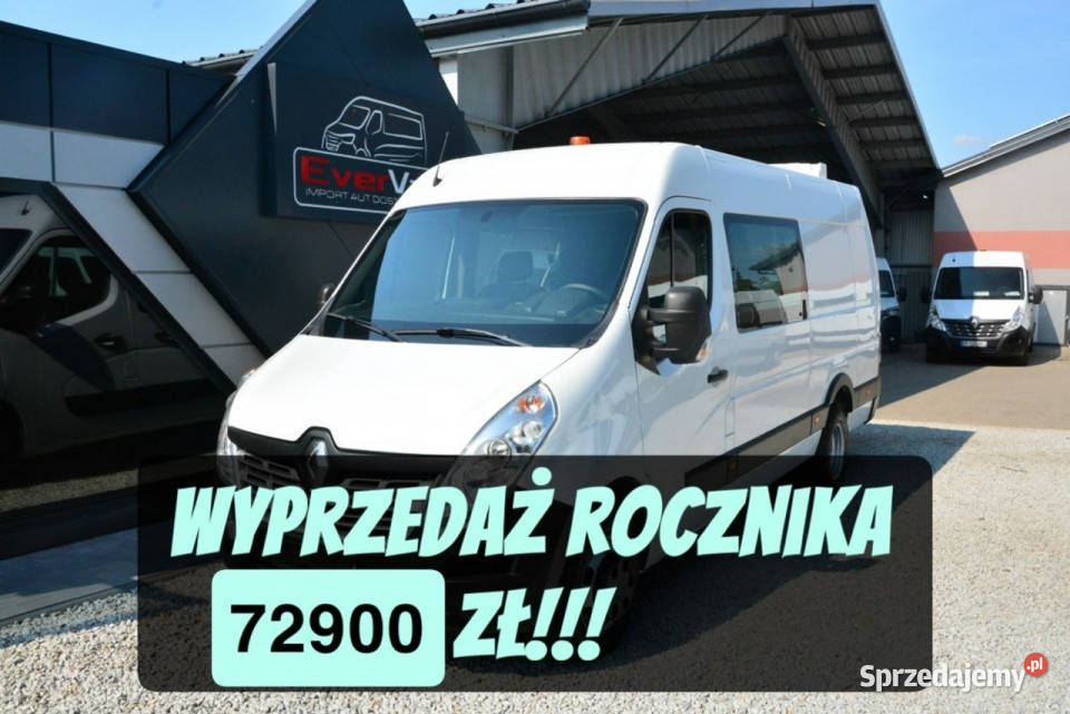 Renault Master master bliźniak L3H2 6 osobowy