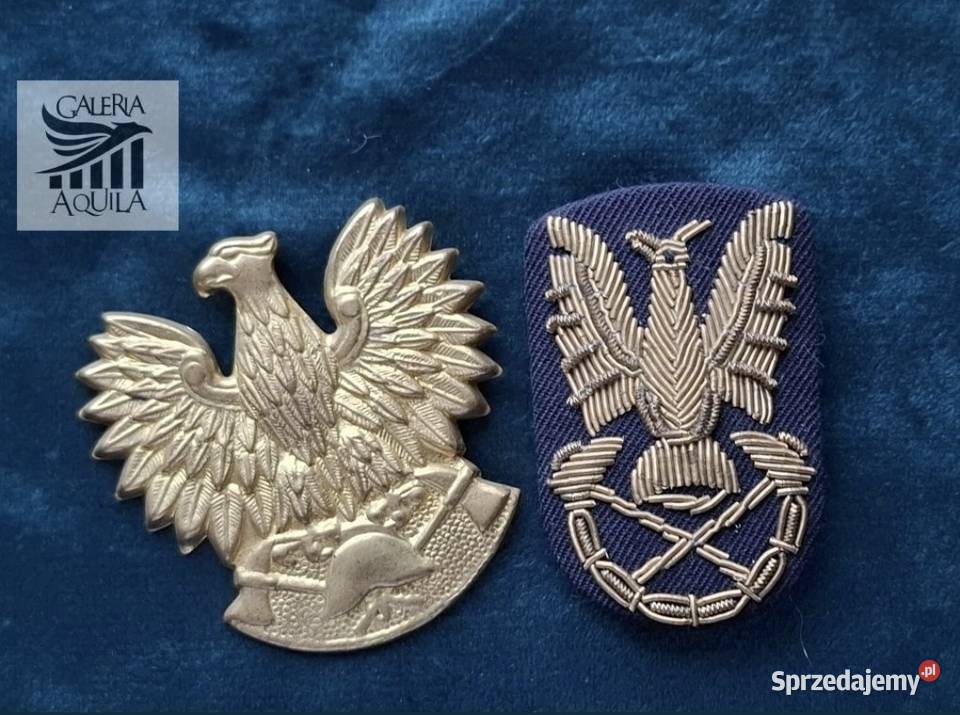 Orły Straż Pożarna PRL dwie sztuki pomorskie Wejherowo