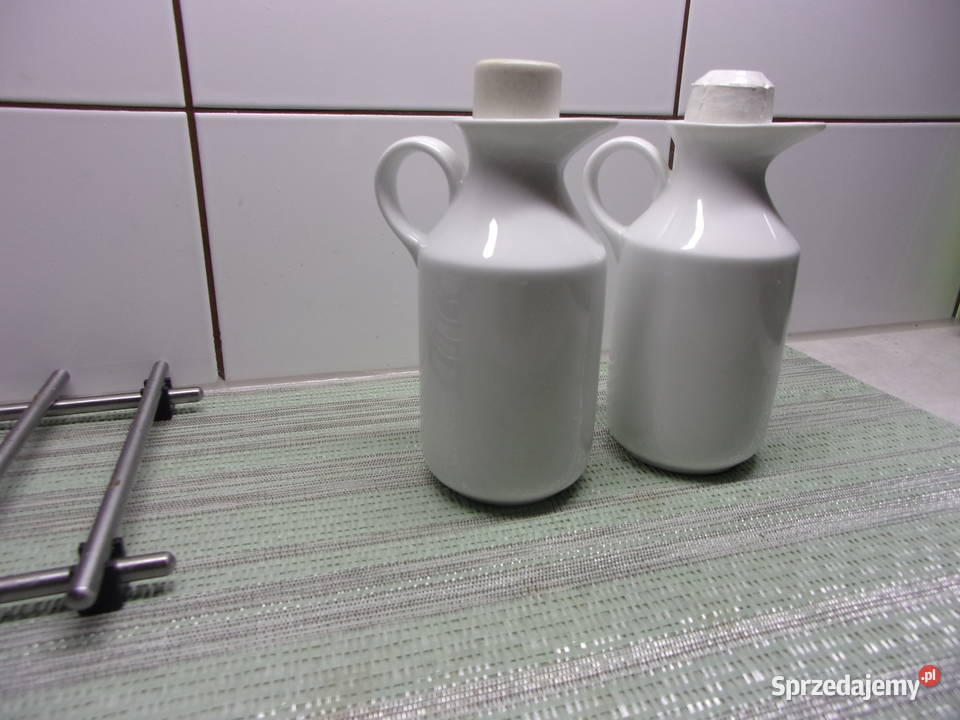2 x stare Niemieckie ceram Karafki na przyprawy Warszawa