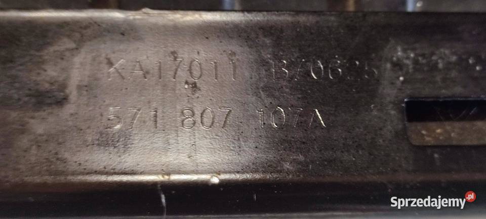 VW TAYRON PAS PRZEDNI CHŁODNICE KOMPLET 15 ETSI