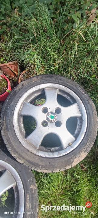 Całe koła skoda 4x100 R15 Myślenice