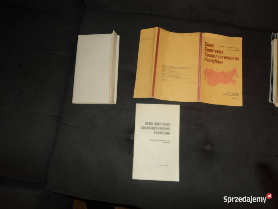 Ostatnie wydanie mapy ZSRR przed jego rozpadem Nowy Sącz