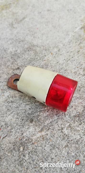 Lampa Lampka Rowerowa Wigry tylna Pchełka PRL Poświętne