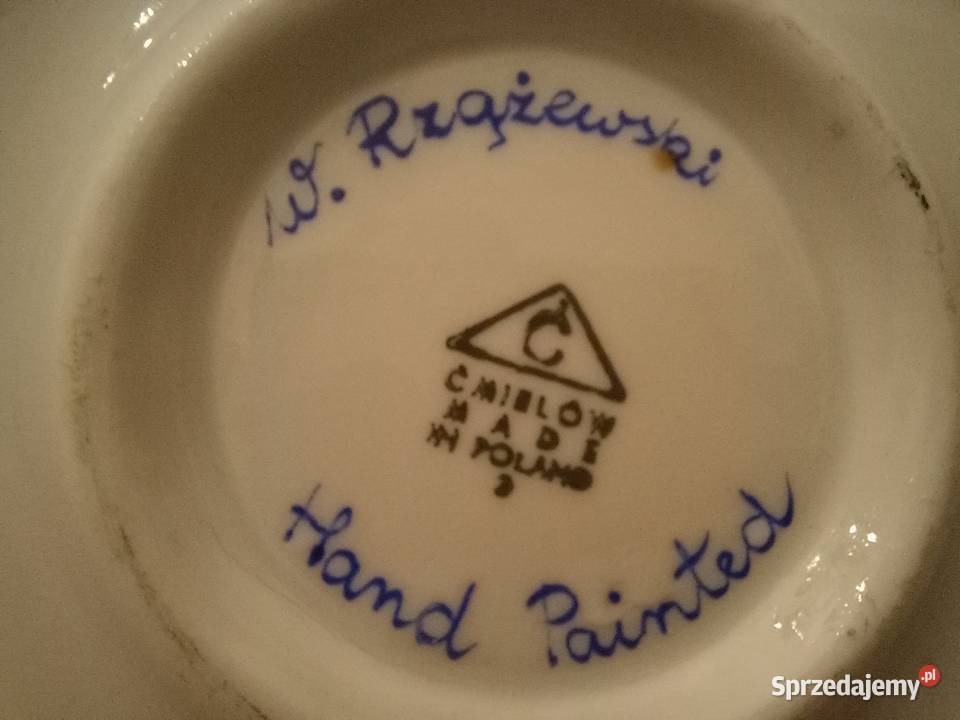 porcelana ćmielów sosjerka ręcznie malowana Piastów sprzedam