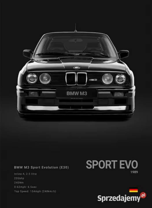 Plakat bmw E30