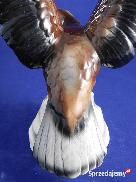 Figurka porcelanowa orła Katzhutte Niemcy 975 Szczecin sprzedam