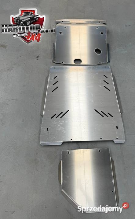 KOMPLET Osłon Aluminium 6mm MITSUBISHI PAJERO 4 Osłony silnika Pasłęk