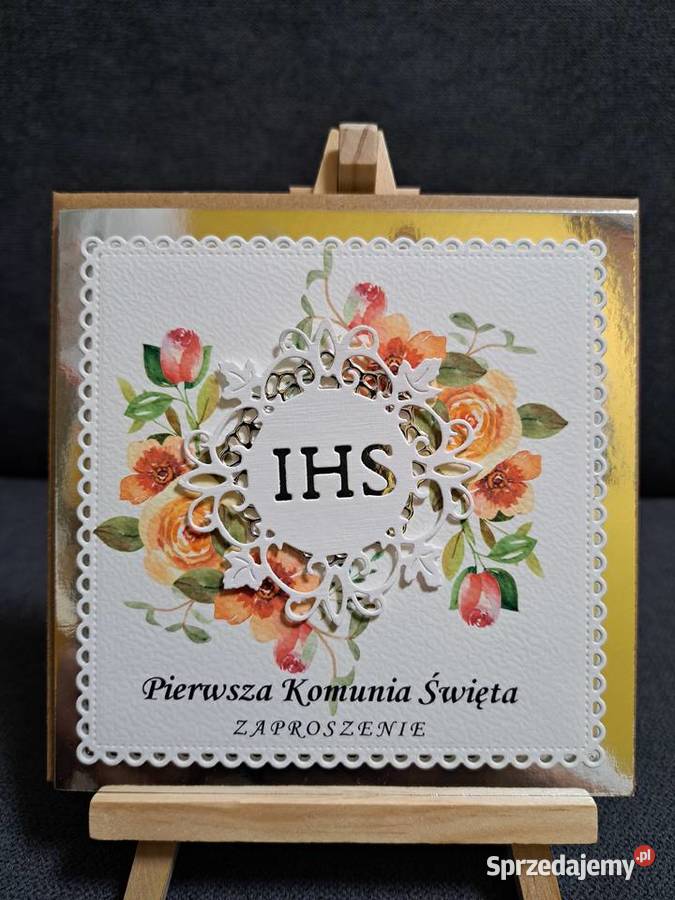 Zaproszenia Komunia Święta Poddębice