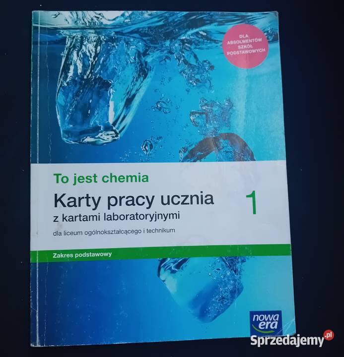 To jest Chemia1 Karty pracy ucznia liceum i Książki i Podręczniki Koźminek