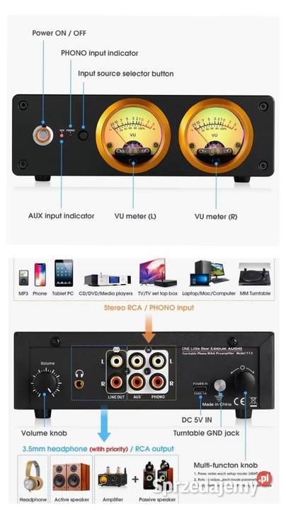 DAC Douk audio DACT1 PRO VU22 meter DAC Kwidzyn
