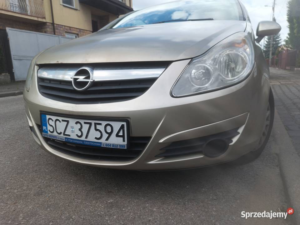 Opel Corsa D zderzak przód przedni Z40M śląskie Częstochowa