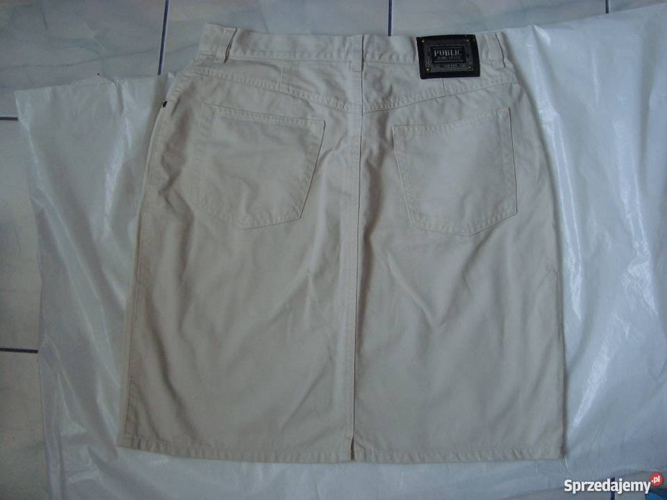 Spódniczka biała PUBLIC Jeans Desing 44 Ostrołęka