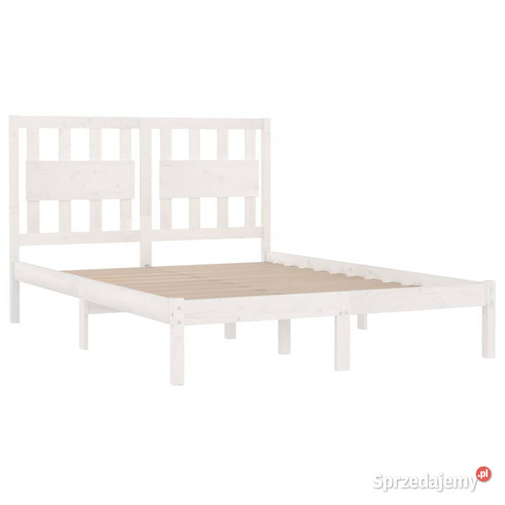 Rama łóżka biała lite drewno sosnowe 140x190 sprzedam