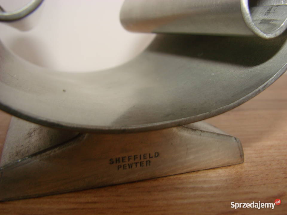 Sheffield Pewterstary cynowy stojak na serwetki Pruszcz Gdański