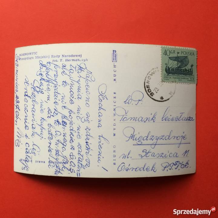 979 Widokówka Sosnowiec Szczecin