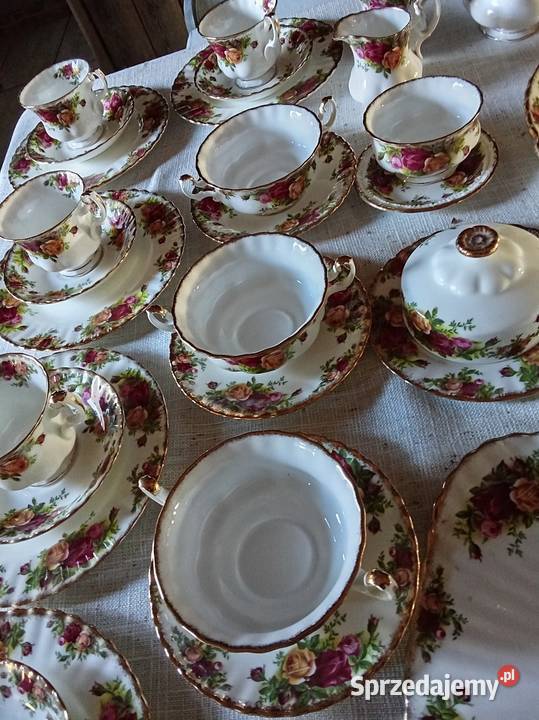 Serwis kawowoobiadowy Royal Albert England