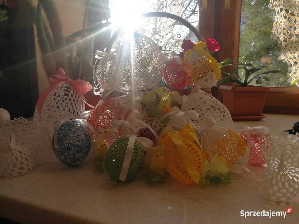 Szydełkowe jajka sprzedam