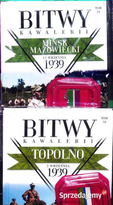 Bitwy Kawalerii kolekcja książkaodznaka Swarzędz