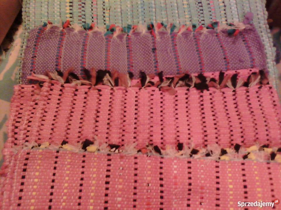 Chodniki kurpiowskie tkane na krosnach Ostrołęka