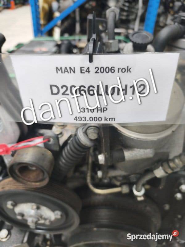 Silnik MAN D2066LUH12 600kg Specjalne Łódź