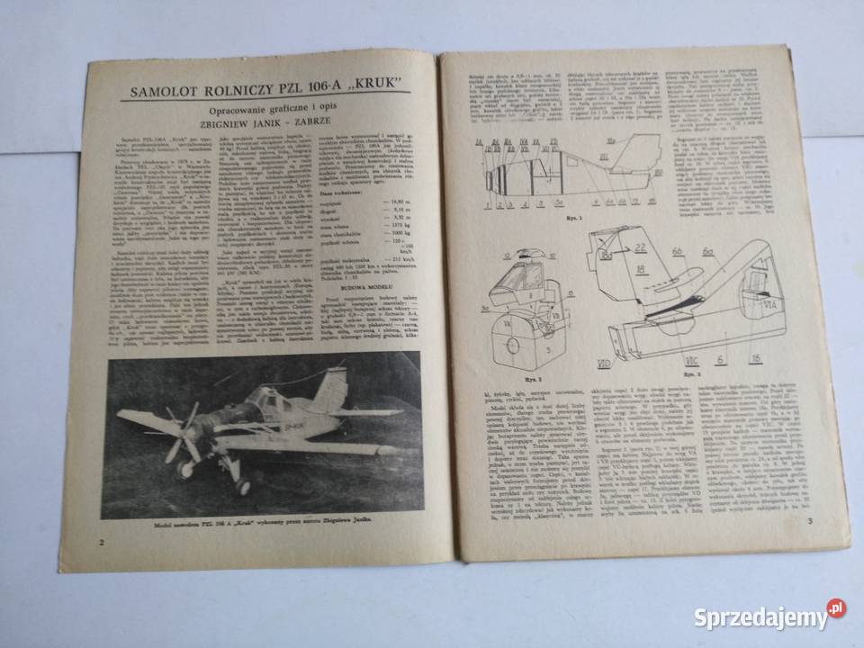 Mały Modelarz 101981 Samolot rolniczy PZL 106A