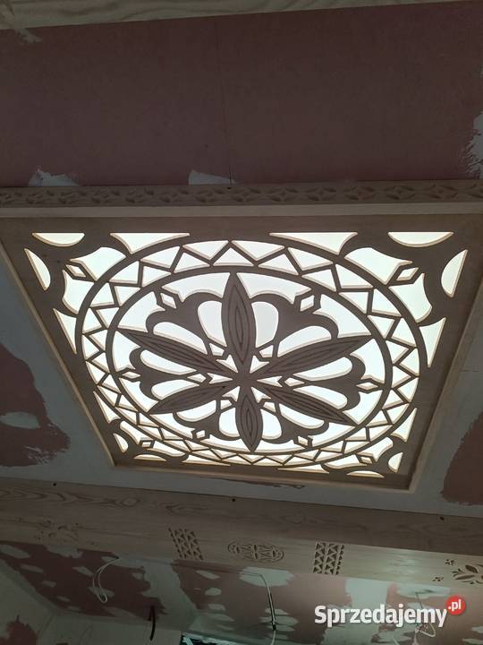 Lampa LED 6060 Styl Góralski Kwadrat Koło małopolskie Poronin